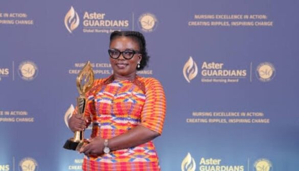 Ghanaian Nurse Wins 2025 Aster Guardians Global Nursing Award