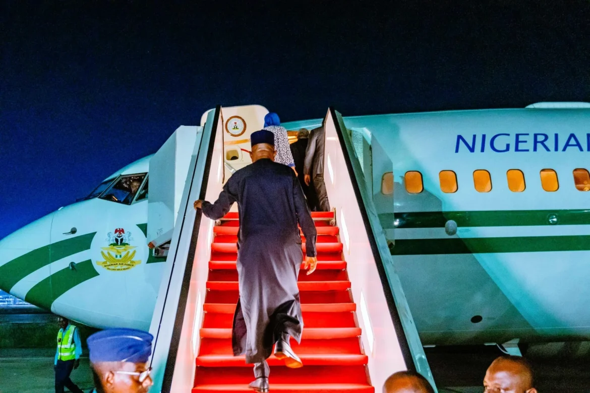 Buhari’s Death: Shettima, Gbajamila Departs Abuja for London
