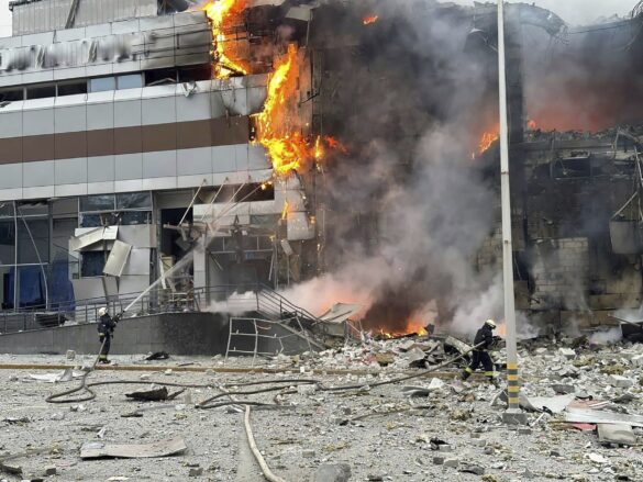 Russia Launches Biggest Air Attack on Ukraine