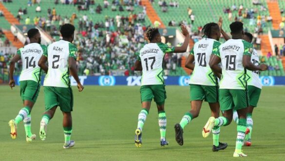 place globally in the latest FIFA rankings released on Wednesday, marking a modest rise for the Super Eagle