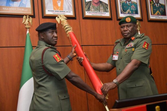 Maj. Gen. Shaibu Takes Over as 25th Chief of Army Staff