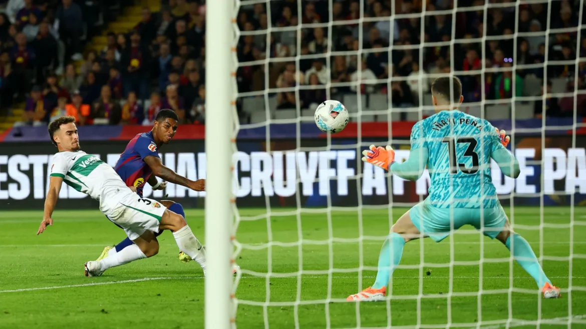 Barcelona Edge Elche 3-1 in La Liga