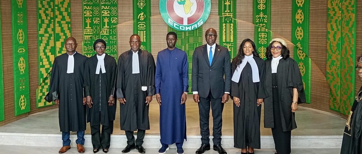 Faye Swears in Five New ECOWAS Court Judges